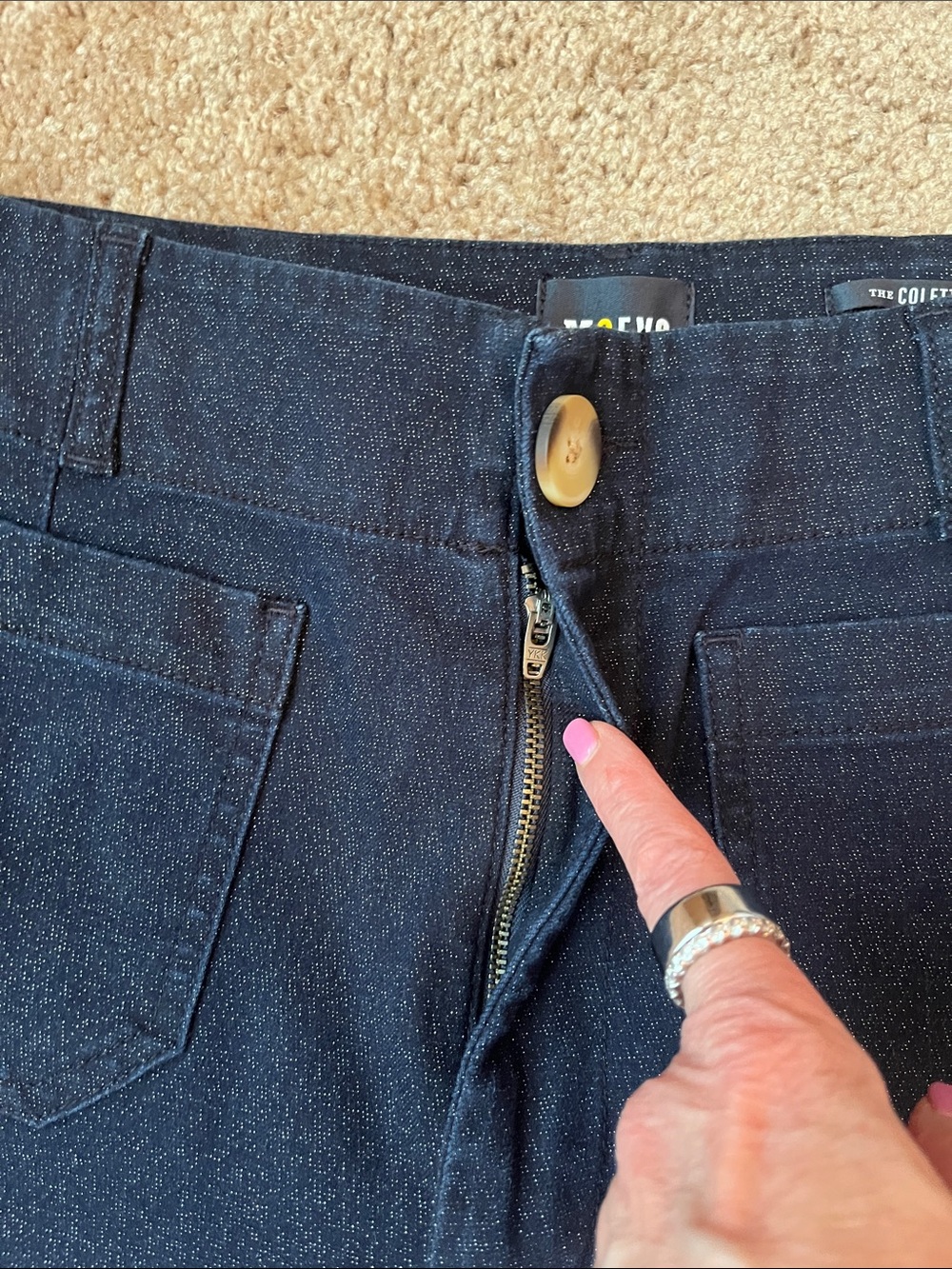 Maeve by Anthropologie The Colette Sparkle Wide Cropped Pants - Picture 5 of 13